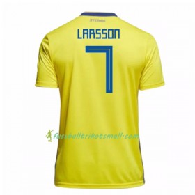 Fußballtrikots Schweden Larsson 7 WM 2018 Heimtrikotsatz kaufen